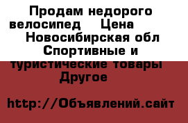 Продам недорого велосипед  › Цена ­ 8 000 - Новосибирская обл. Спортивные и туристические товары » Другое   